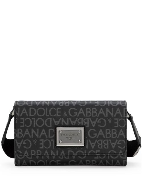 Coated jacquard crossbody bag DOLCE&GABBANA | BM2332AJ7058B969